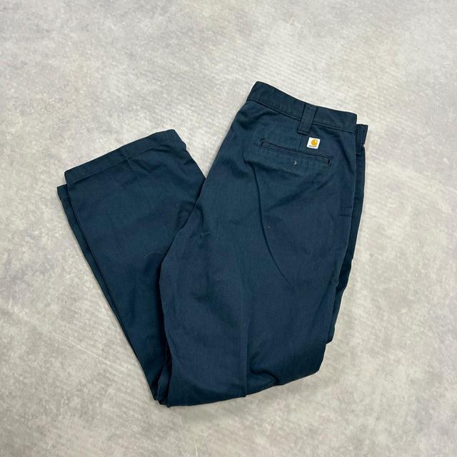 Carhartt Men's Trousers - Blue - 40" on Productcaster.