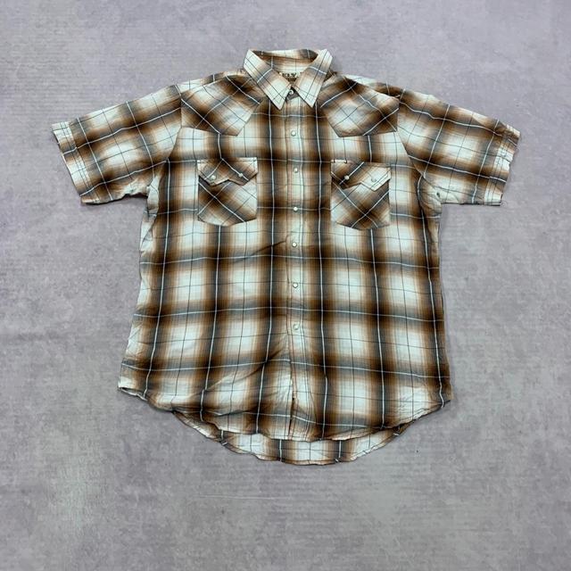 Vintage Men's Shirt - Brown/Multi - L on Productcaster.