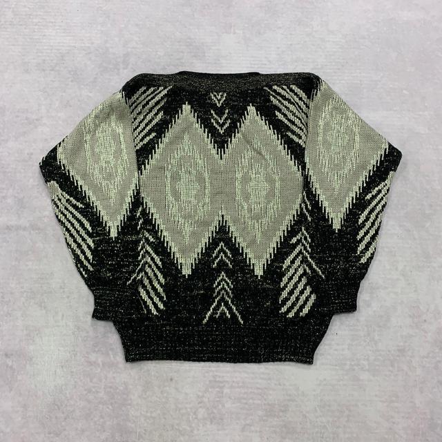 Vintage Women's Jumper - Black/Brown - L on Productcaster.