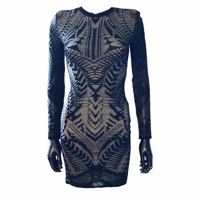 Balmain Women's Bodycon Dress - Black - 6 on Productcaster.