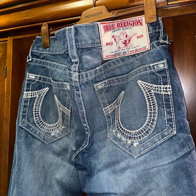 True Religion Men's Jeans - Blue/Navy - 30" on Productcaster.