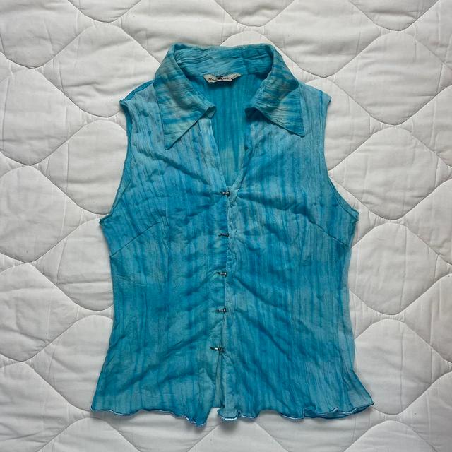 Vintage Women's Shirt - Blue - M on Productcaster.