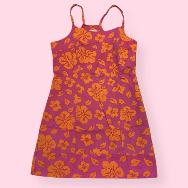 Pimkie Women's A-line Dress - Pink/Orange - S on Productcaster.