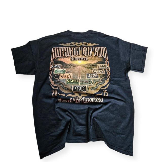 Vintage Men's T-shirt - Black - XL on Productcaster.