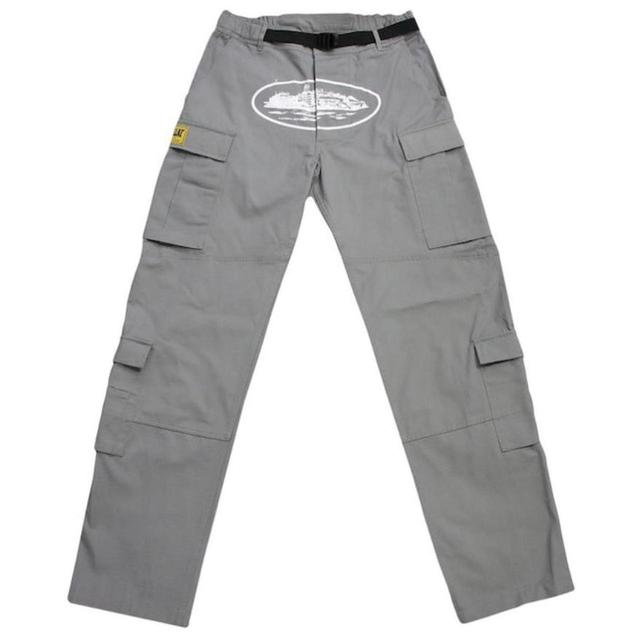 Corteiz Men's Cargo Trousers - Grey - XS on Productcaster.