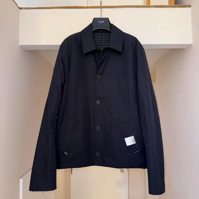 Bottega Veneta Men's Jacket - Navy - L on Productcaster.