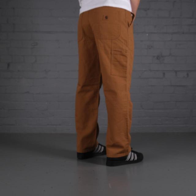 Carhartt Men's Straight leg Cargo Jeans - Tan - 32" on Productcaster.