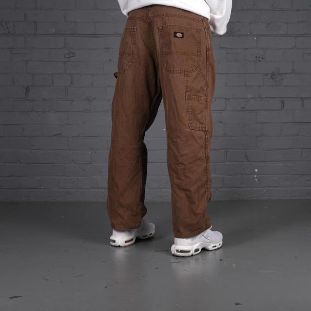 Dickies Men's Straight leg Cargo Jeans - Brown - 34" on Productcaster.