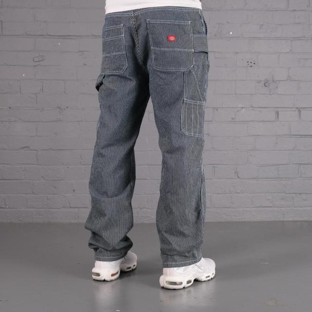 Dickies Men's Straight leg Cargo Jeans - Navy/White - 36" on Productcaster.