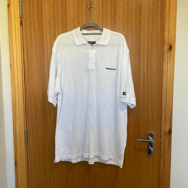 Reebok Men's Polo shirt - White - L on Productcaster.