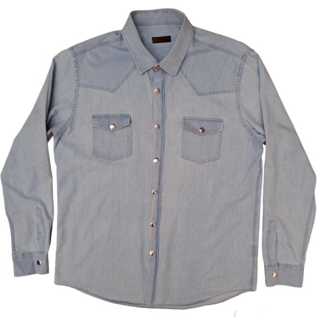 Prada Men's Shirt - Blue - XL on Productcaster.