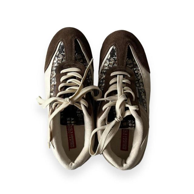 !M?ERFECT Women's Trainers - Brown/Cream - UK 4 on Productcaster.