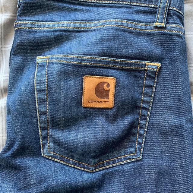 Carhartt Men's Jeans - Navy/Blue - 32" on Productcaster.