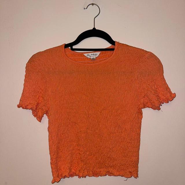 Miss Selfridge Women's T-shirt - Orange - 10 on Productcaster.