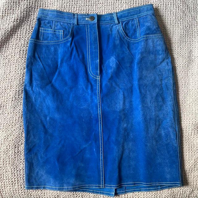 Women's Skirt - Blue - UK 10 on Productcaster.