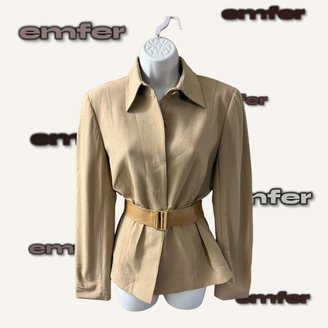 Anne Klein Women's Casual Jacket - Tan/Cream - UK 6 on Productcaster.