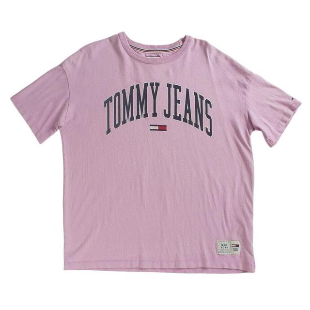 Tommy Hilfiger Men's T-shirt - Pink - M on Productcaster.