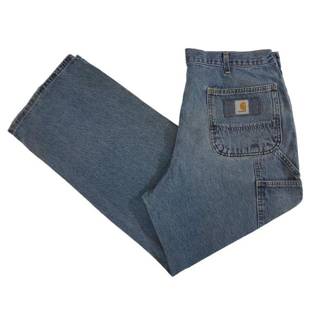 Carhartt Men's Jeans - Blue - 38" on Productcaster.