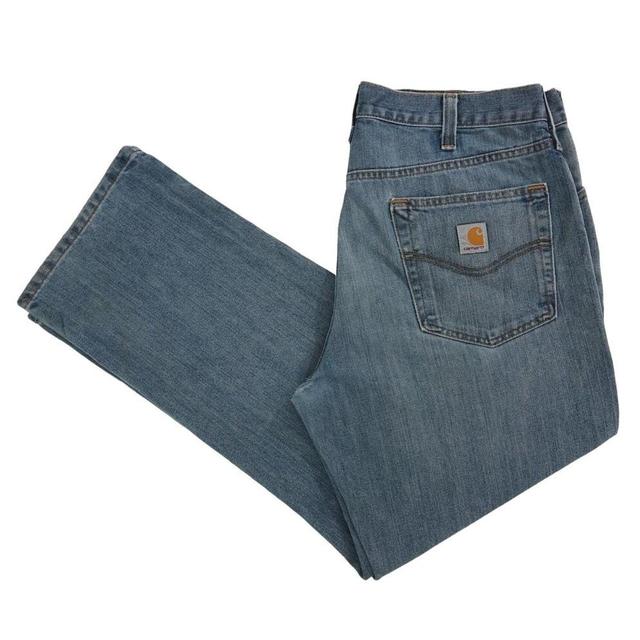 Carhartt Men's Trousers - Blue - 36" on Productcaster.