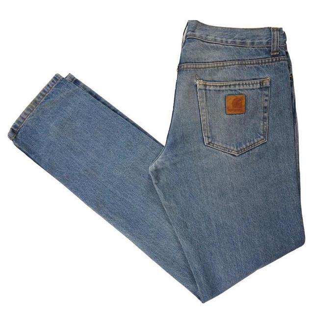 Carhartt Men's Trousers - Blue - 34" on Productcaster.