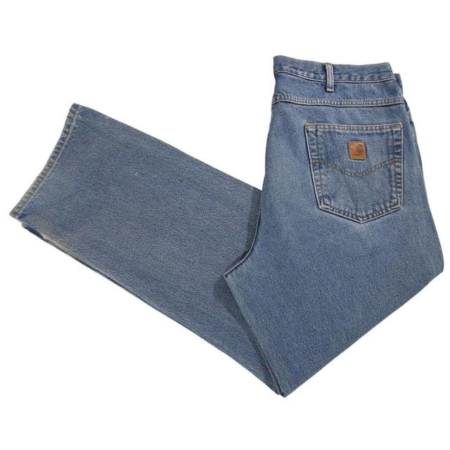 Carhartt Men's Jeans - Blue - XL on Productcaster.