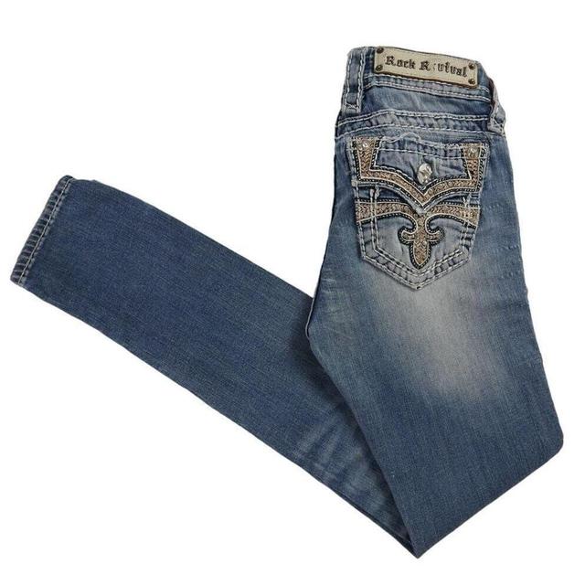 True Religion Men's Jeans - Blue - 28" on Productcaster.