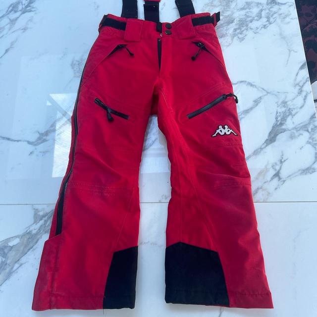 Kappa Kids' Trousers - Red on Productcaster.