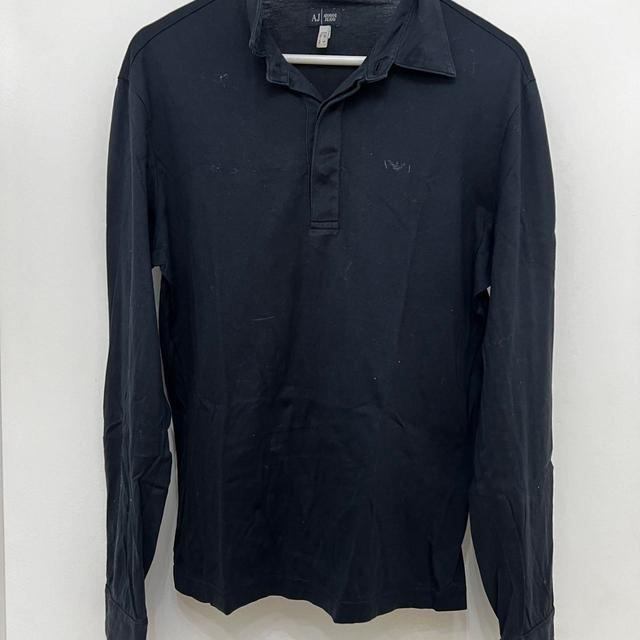 Armani Jeans Men's Sweatshirt - Navy/Black - M on Productcaster.