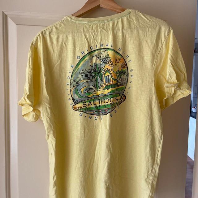 Saltrock Men's T-shirt - Yellow - L on Productcaster.