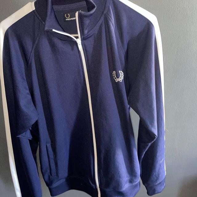 Fred Perry Men's Jumper - Navy - S on Productcaster.