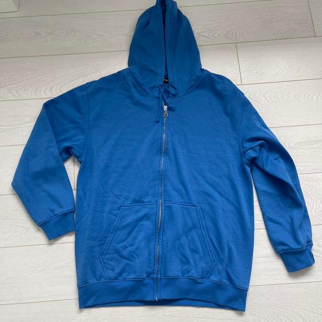 PrettyLittleThing Women's Hoodie - Blue - 8 on Productcaster.