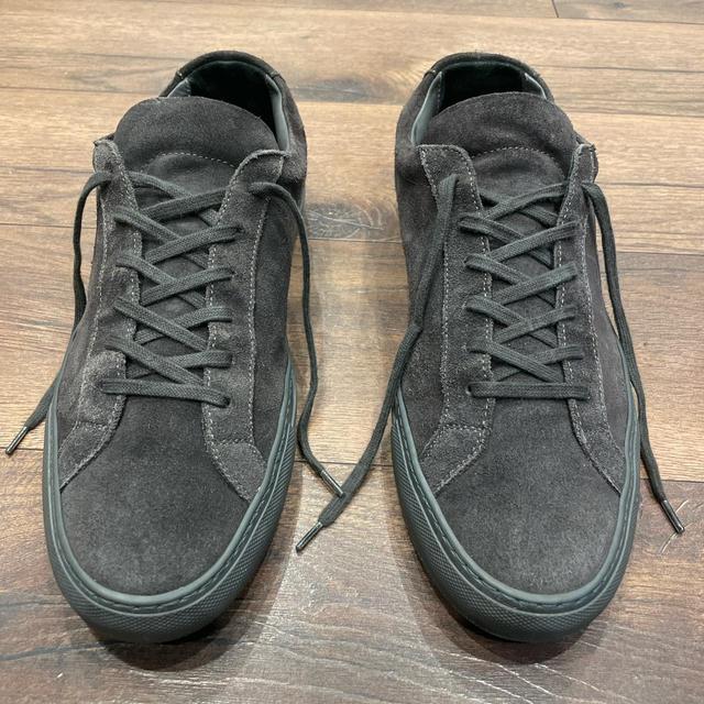 Common Projects Men's Trainers - Grey/Brown - UK 9.5 on Productcaster.