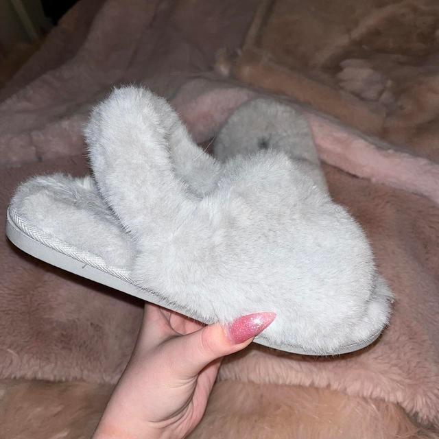 F&F Women's Slippers - Grey - UK 5.5 on Productcaster.