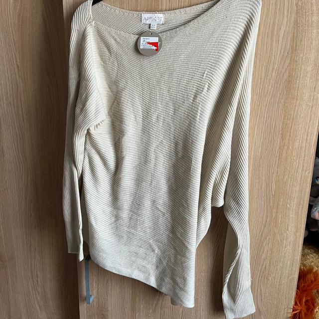 Apricot Women's Jumper - Tan - 16 on Productcaster.