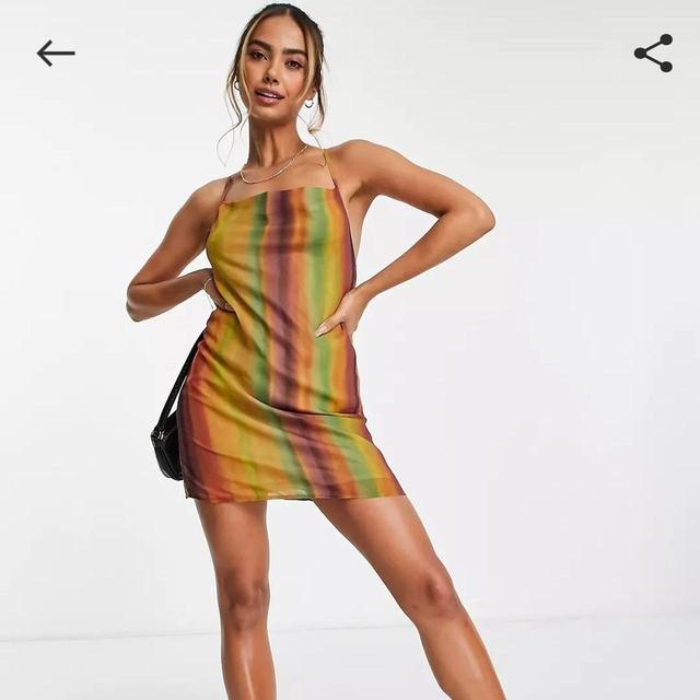 Pull&Bear Women's Mini Dress - Multi - S on Productcaster.