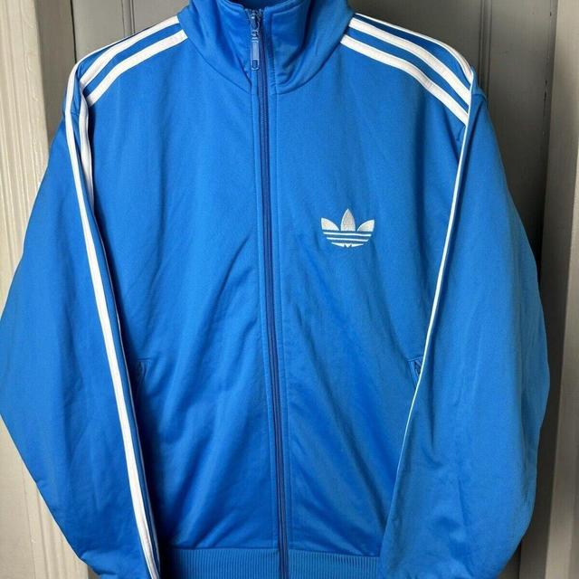 Adidas Men's Jacket - Blue - S on Productcaster.