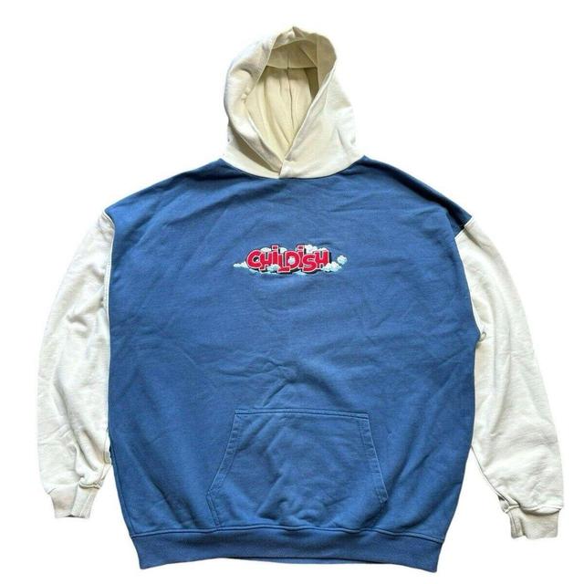 Vintage Men's Hoodie - Blue - XXL on Productcaster.