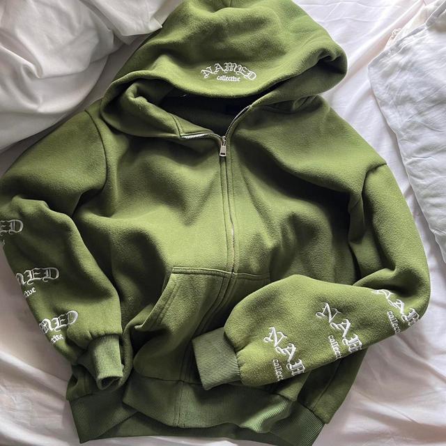 Named Collective Women's Hoodie - Green/White - 6 on Productcaster.