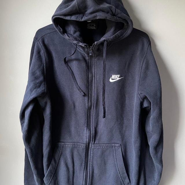 Nike Men's Hoodie - Navy - S on Productcaster.