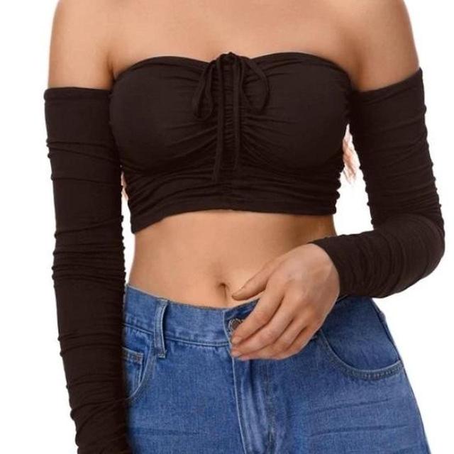 Women's Crop top - Brown - 6 on Productcaster.