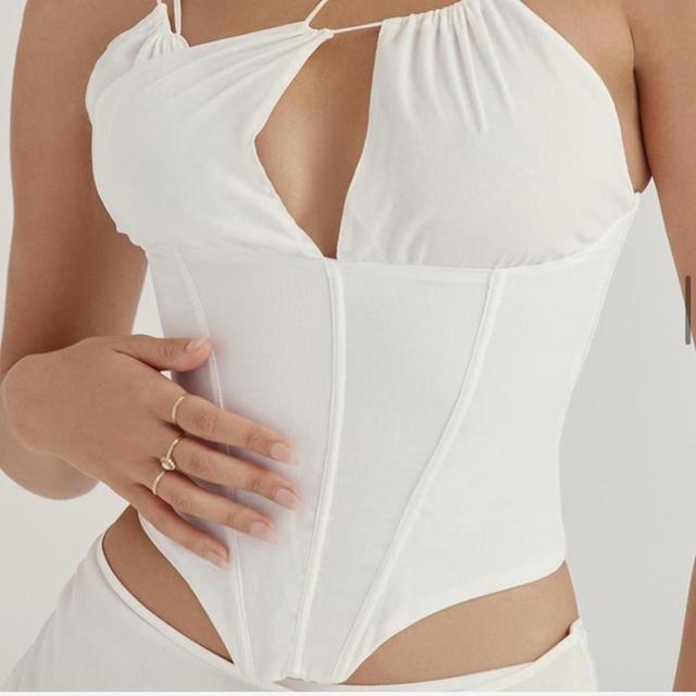 House of CB Women's Corset - White - 10 on Productcaster.