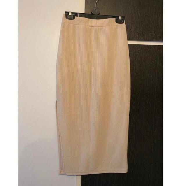 SHEIN Women's Skirt - Tan - UK 6 on Productcaster.