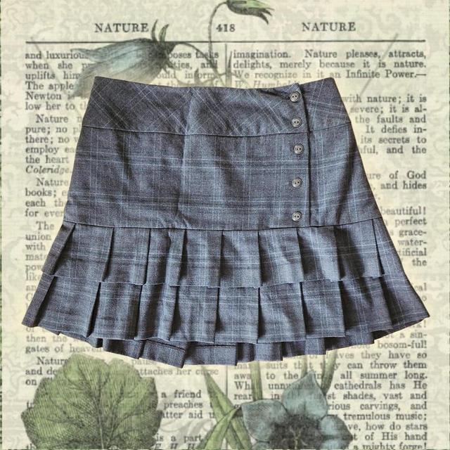 Vintage Women's Skirt - Grey - UK 12 on Productcaster.