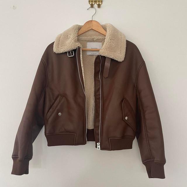 Bershka Women's Jacket - Brown - UK 8 on Productcaster.