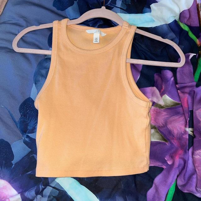 H&M Women's Crop top - Orange - S on Productcaster.