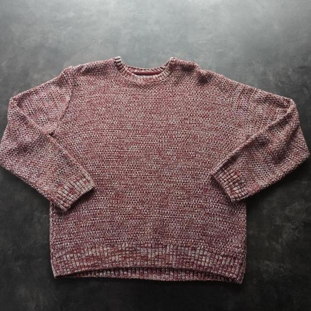 Burton Men's Jumper - Red/White - M on Productcaster.