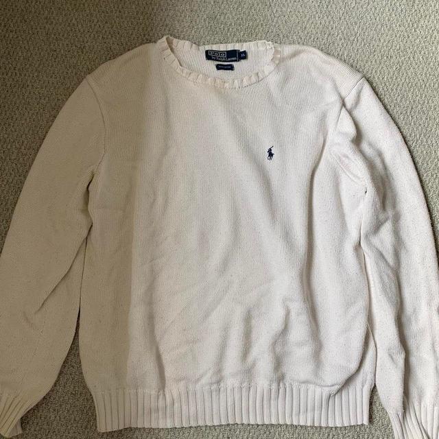 Polo Ralph Lauren Men's Jumper - Cream - XL on Productcaster.