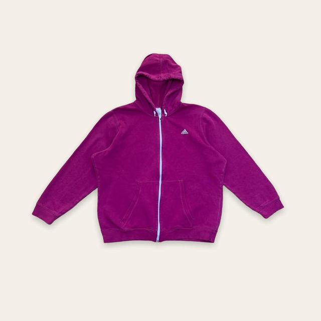 Adidas Women's Hoodie - Pink - XL on Productcaster.