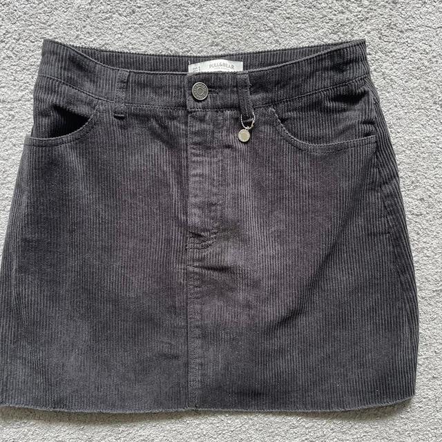 Pull&Bear Women's Skirt - Black/Grey - S on Productcaster.