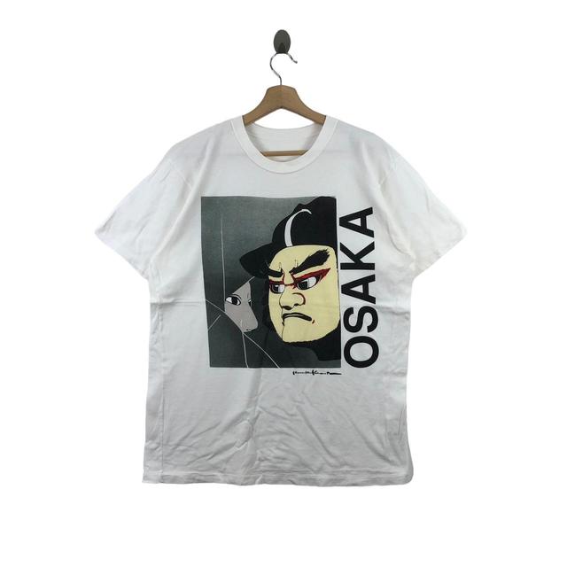 Men's T-shirt - White - L on Productcaster.